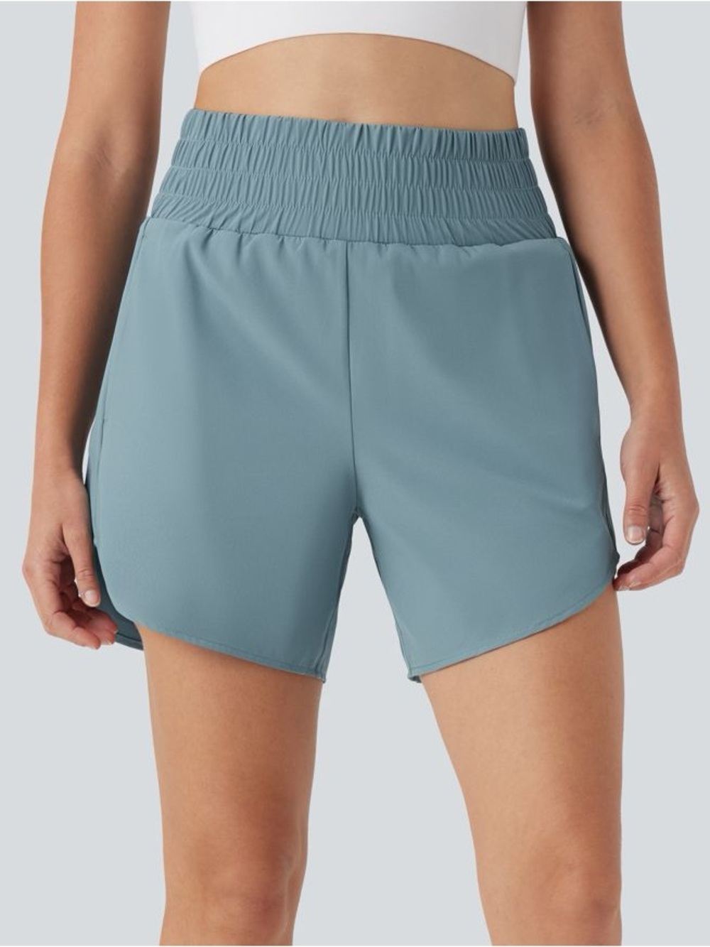 Halara Breezeful™ High Waisted Pockets 2-in-1 Running Shorts 5.5'' XL